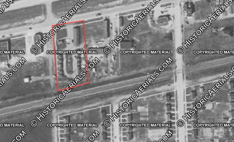 Travel Log Motel (Trav-A-Log Motel) - 1951 Aerial